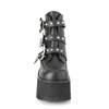 DemoniaCult - ASHES55 Platform Boots - Black Product image